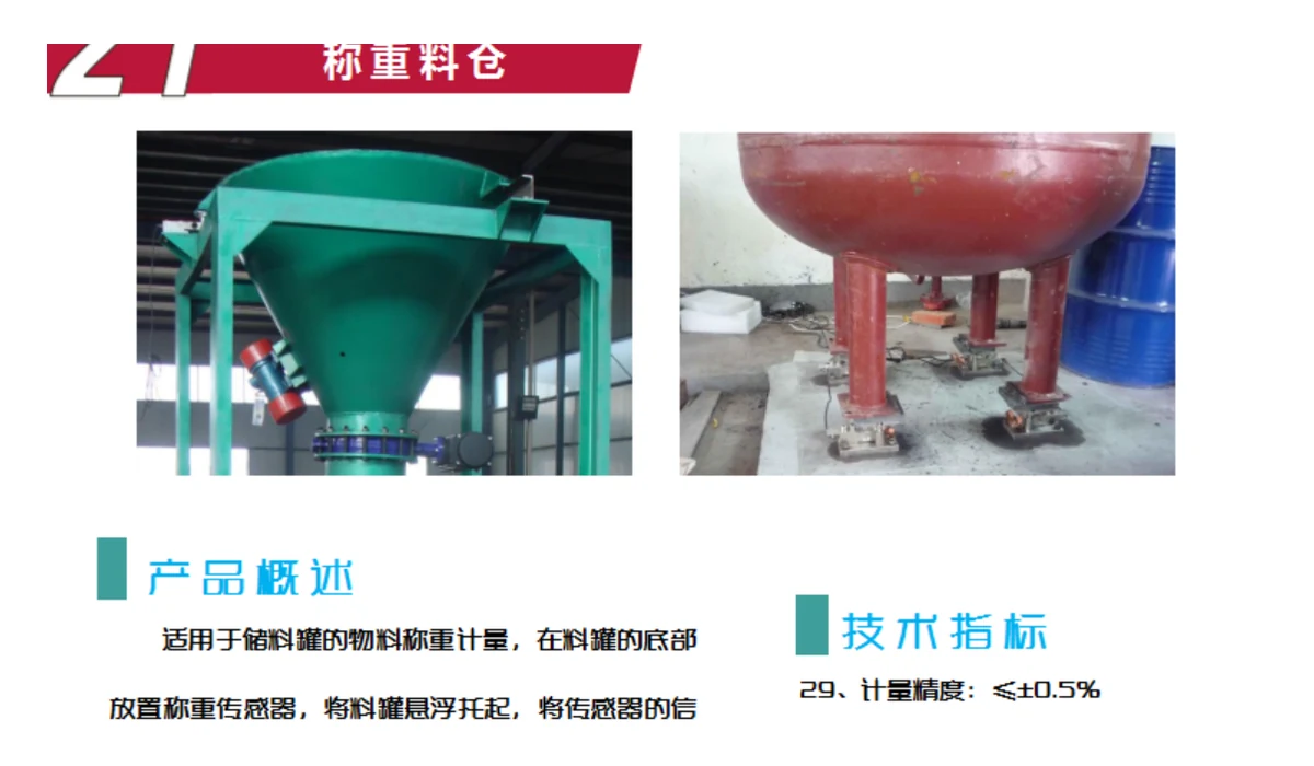Silo weighing system